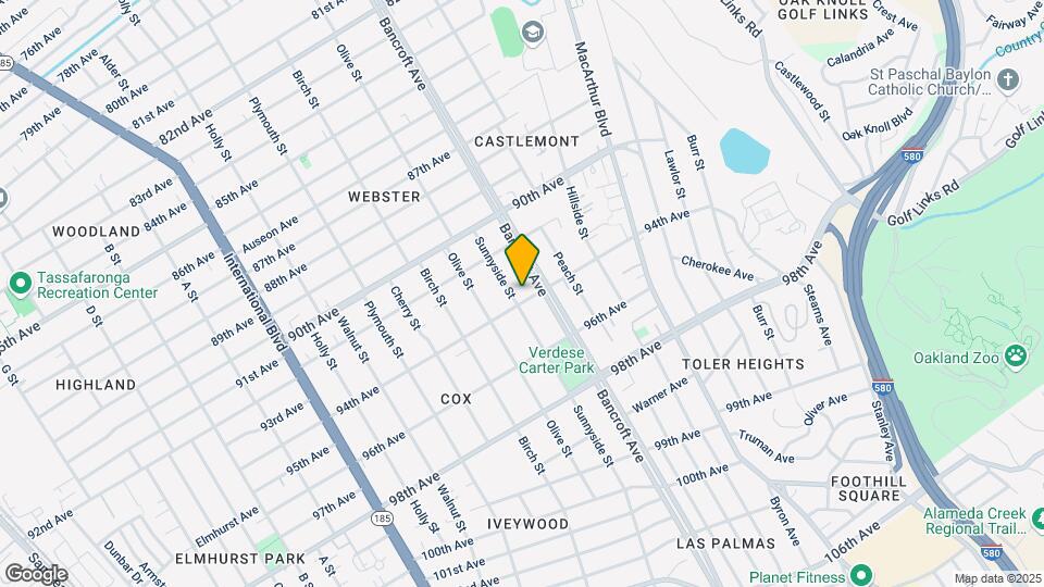 9320 Sunnyside St Map and Location Details