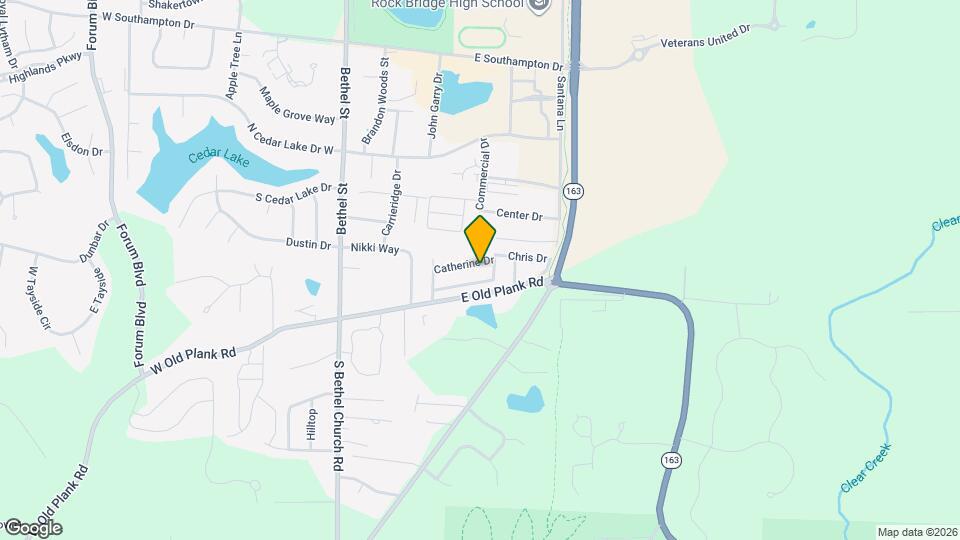 382 Catherine Dr Map and Location Details