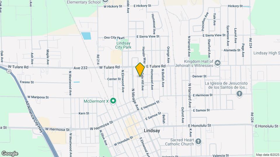 633 N Gale Hill Ave Map and Location Details