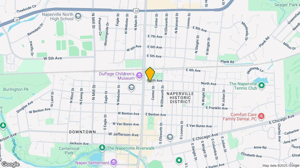 219 Center St, Unit 1 Map and Location Details