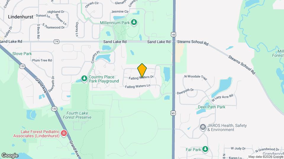 2889 Falling Waters Dr Map and Location Details