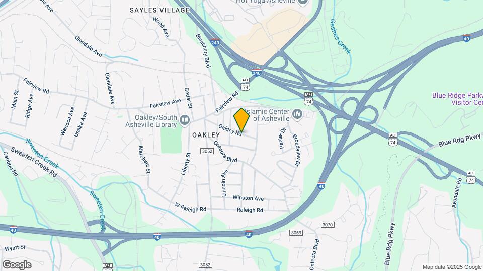 71 Oakley Rd Map and Location Details