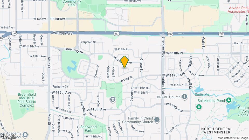 11752 Eaton Ct Map and Location Details