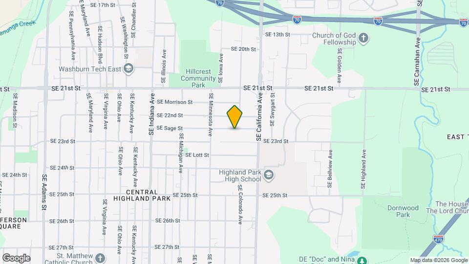 1801 SE Sage St Map and Location Details