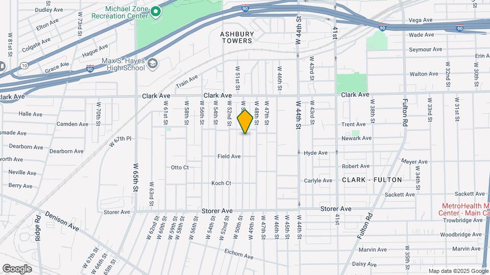 3193 W 50th St Map and Location Details