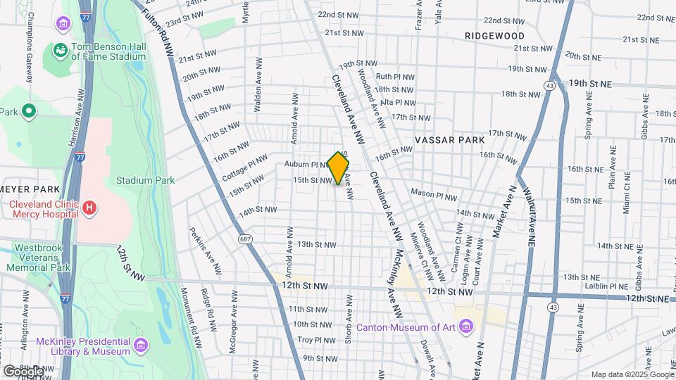 1432 Louisiana Ave NW Map and Location Details