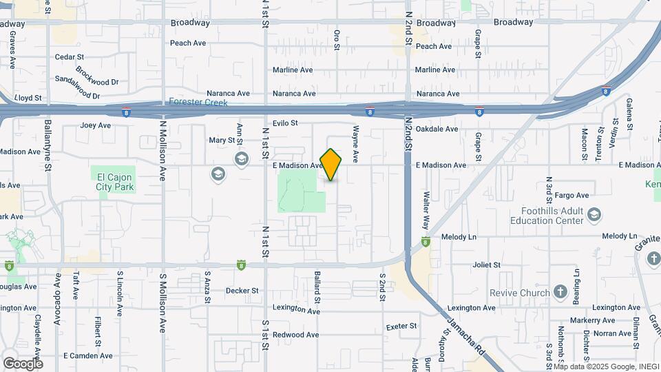 376 Orlando Dr Map and Location Details