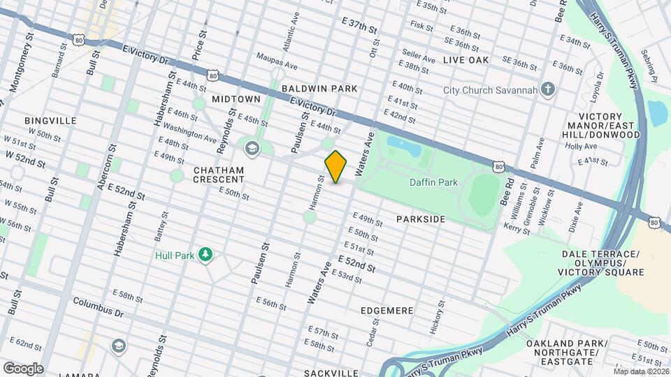 718 E 48th St Map and Location Details