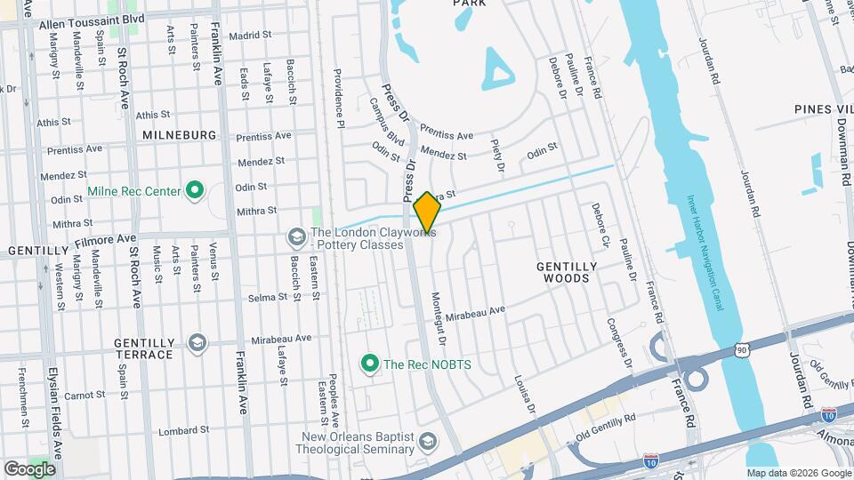 5154 Montegut Dr Map and Location Details