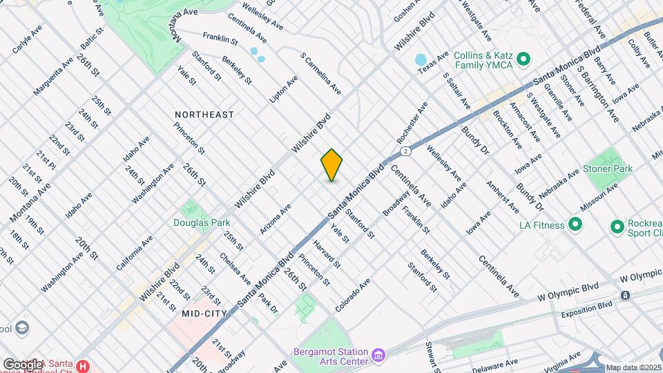 1327 Stanford St Map and Location Details