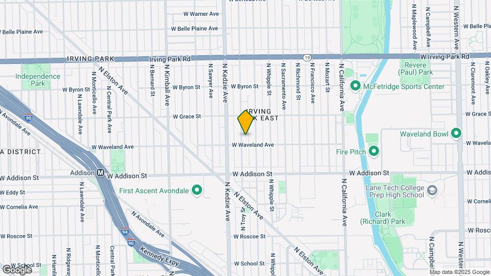 3711 N Troy St Map and Location Details