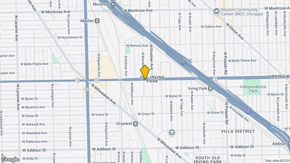 4421-4425 W Irving Park Rd Map and Location Details