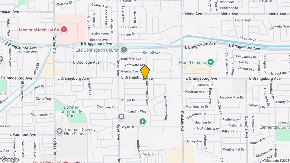 1917 Rossmoor Way Map and Location Details