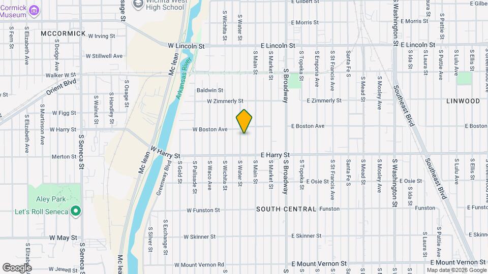 1526 S Water St Map and Location Details