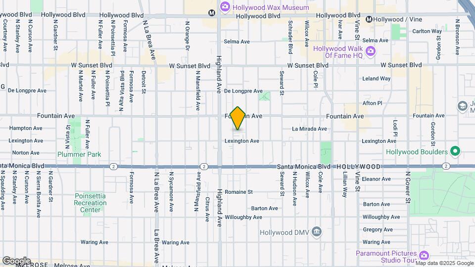 1214 N McCadden Pl Map and Location Details
