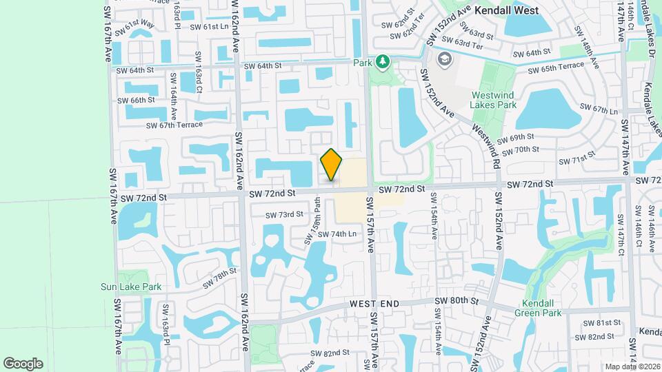15852 SW 71st Terrace Map and Location Details