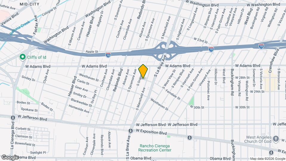 5042 Ferndale St Map and Location Details