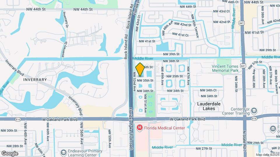 5103 NW 35th St Map and Location Details