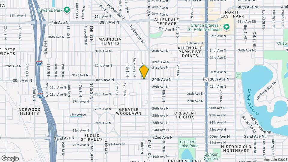 924 30th Ave N Map and Location Details