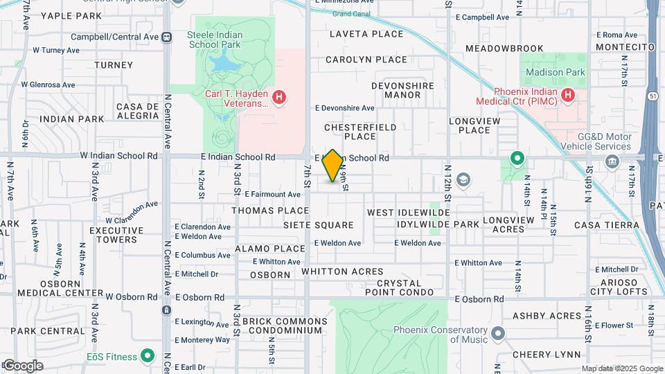 806 E Fairmount Ave Map and Location Details