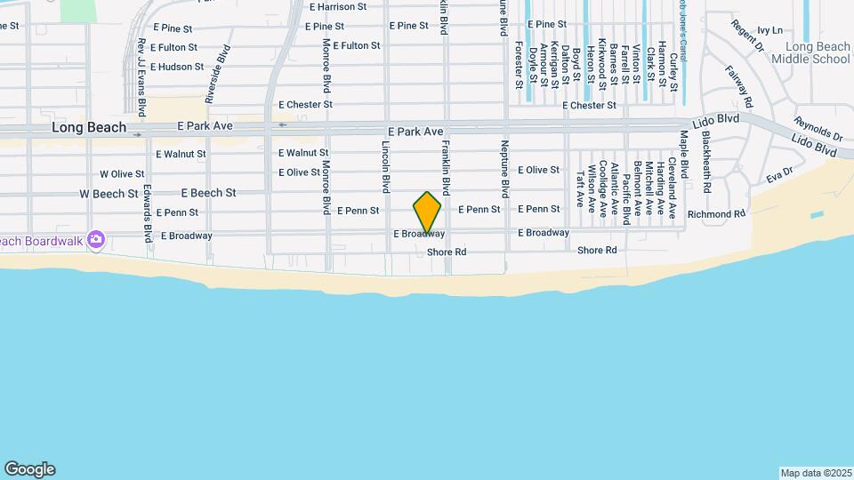 454 E Broadway Mapa y Detalles de la Ubicación