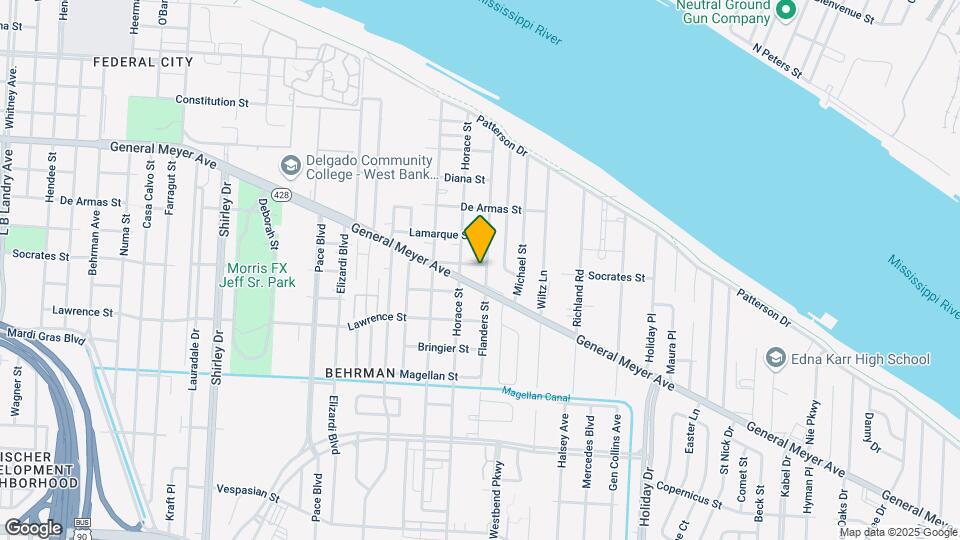 1401 Flanders St Mapa y Detalles de la Ubicación