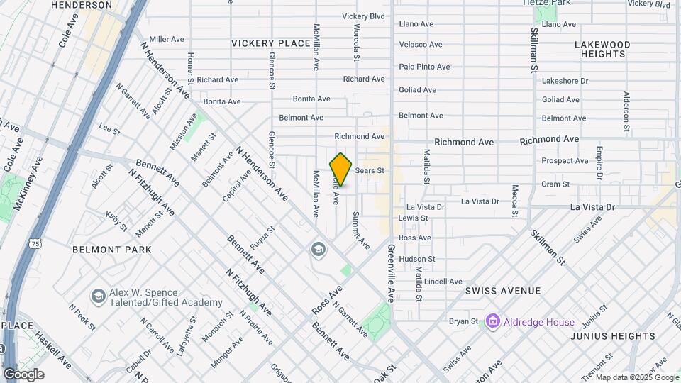 1914 Euclid Ave Map and Location Details