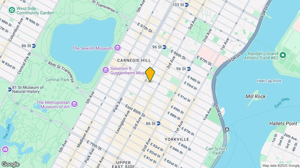 161 E 90th St Mapa y Detalles de la Ubicación