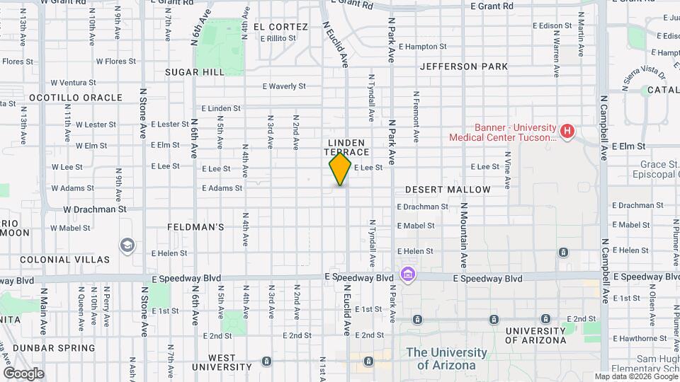 744 E Adams St Mapa y Detalles de la Ubicación