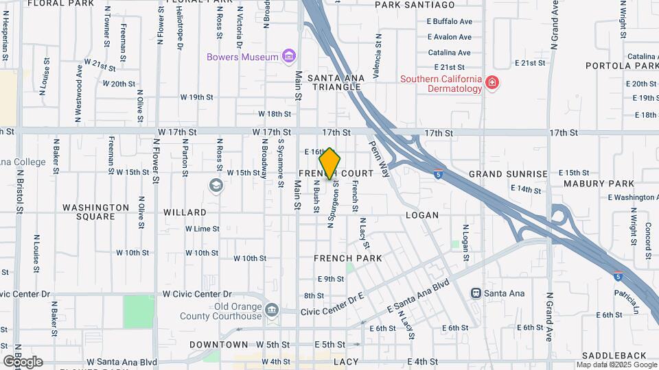 1408-1414 N Spurgeon St Map and Location Details