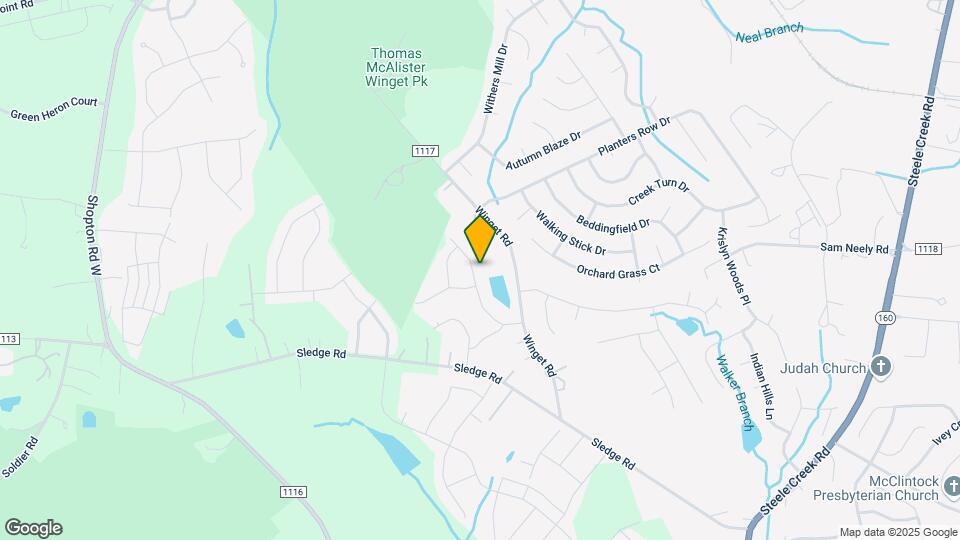 11227 Winget Pond Rd Map and Location Details