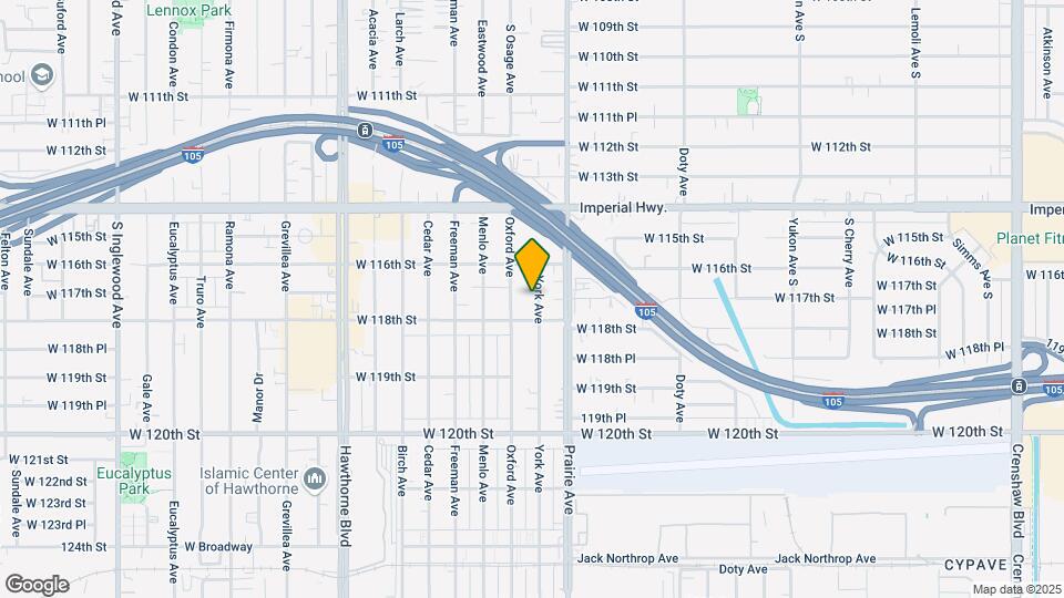 11701 York Ave Map and Location Details