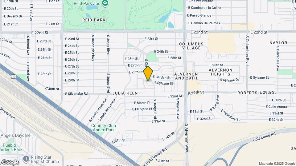 1744 S Chrysler Ave Map and Location Details