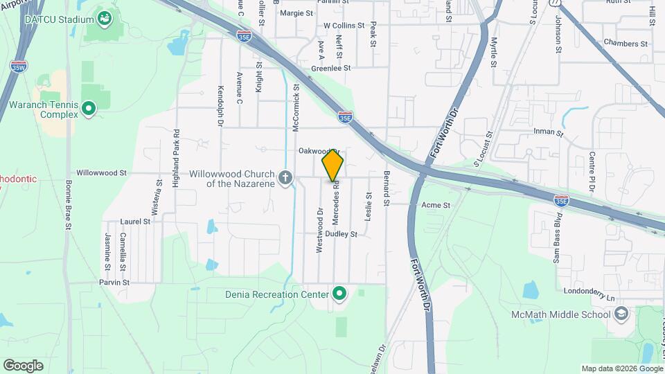 1910 Mercedes Rd Map and Location Details