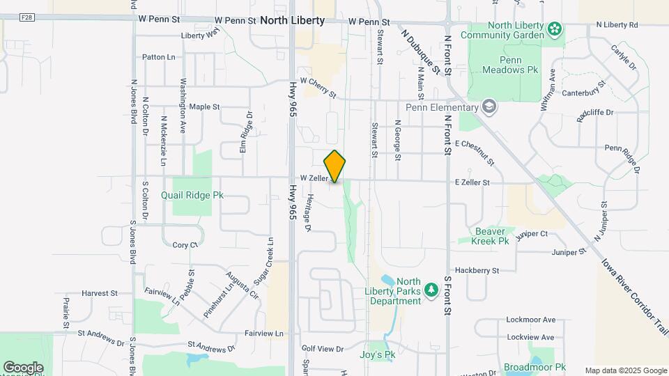 409 W Zeller St Map and Location Details