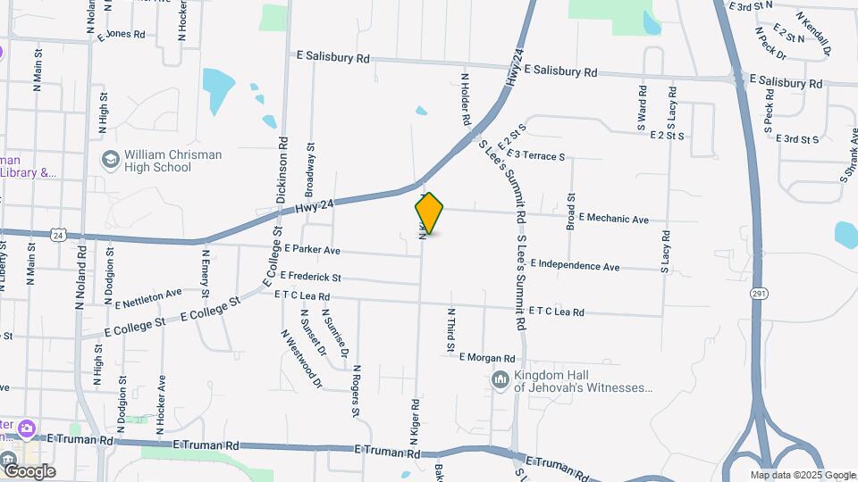 1019 N Kiger Rd Map and Location Details