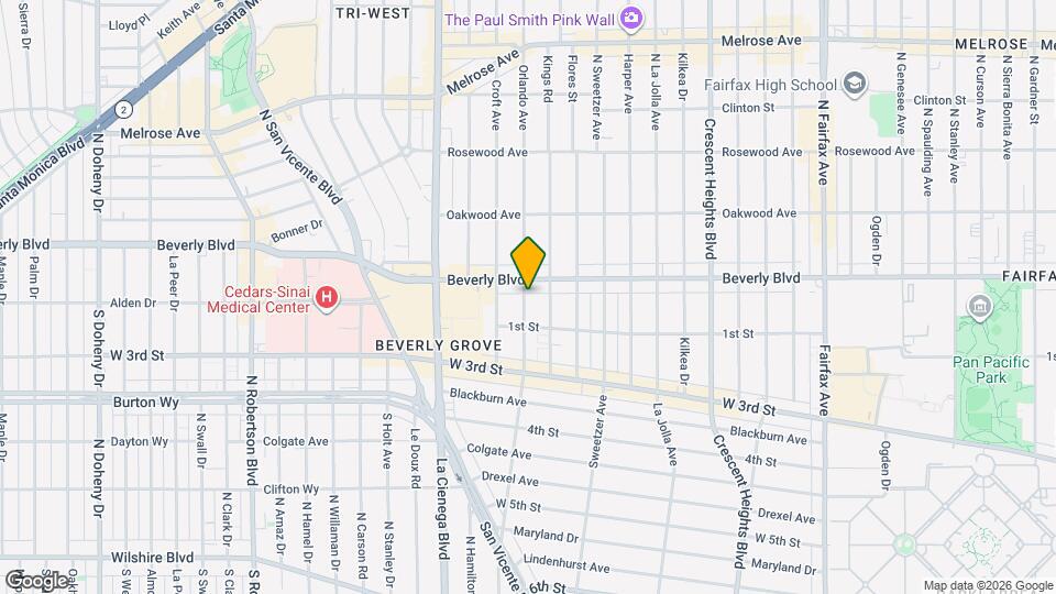 130 1/2 Orlando Ave, Unit 130 1-2 N. Orlando Ave. Map and Location Details