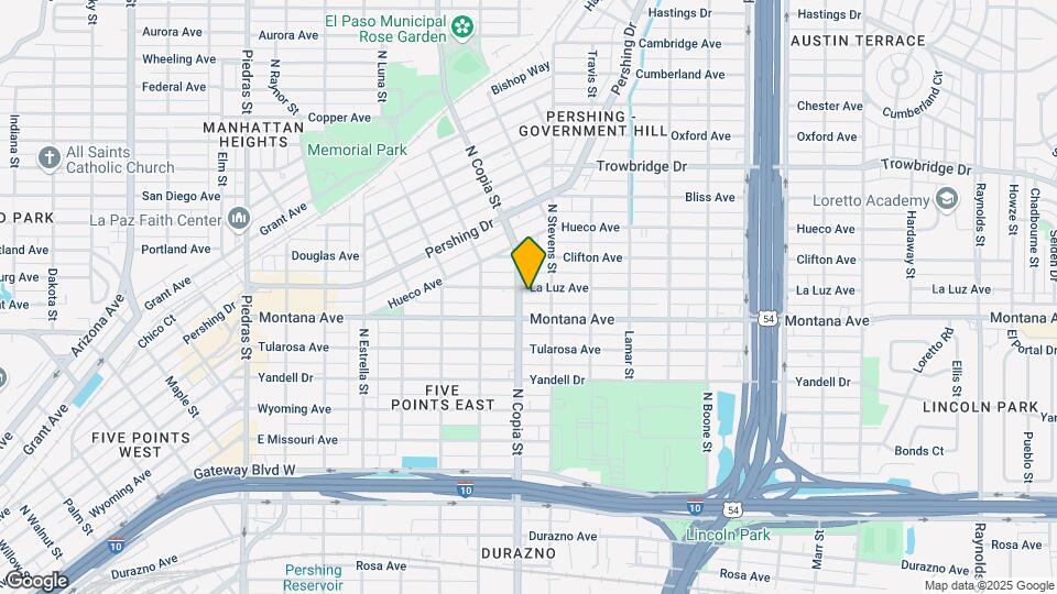 3600 La Luz Ave Mapa y Detalles de la Ubicación