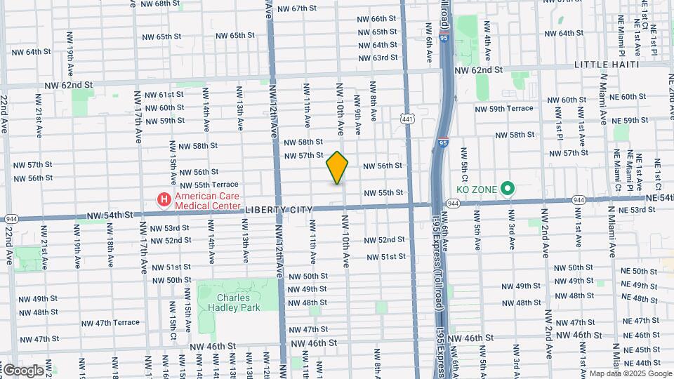 1025 NW 55th St Map and Location Details