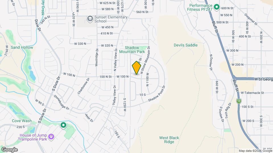 1157 W 120 N Map and Location Details