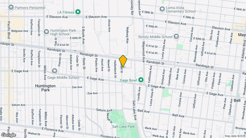 6248 Bissell St Map and Location Details