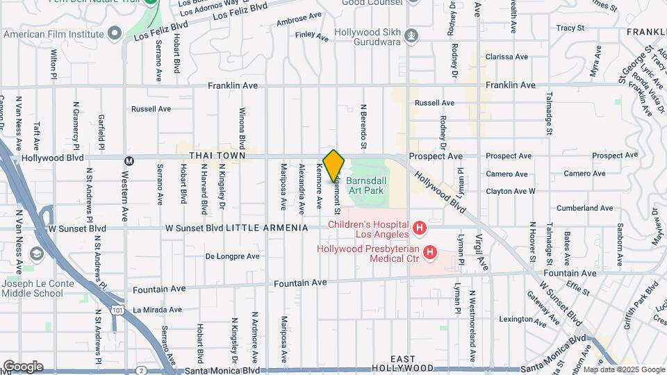 1575 Edgemont St Map and Location Details