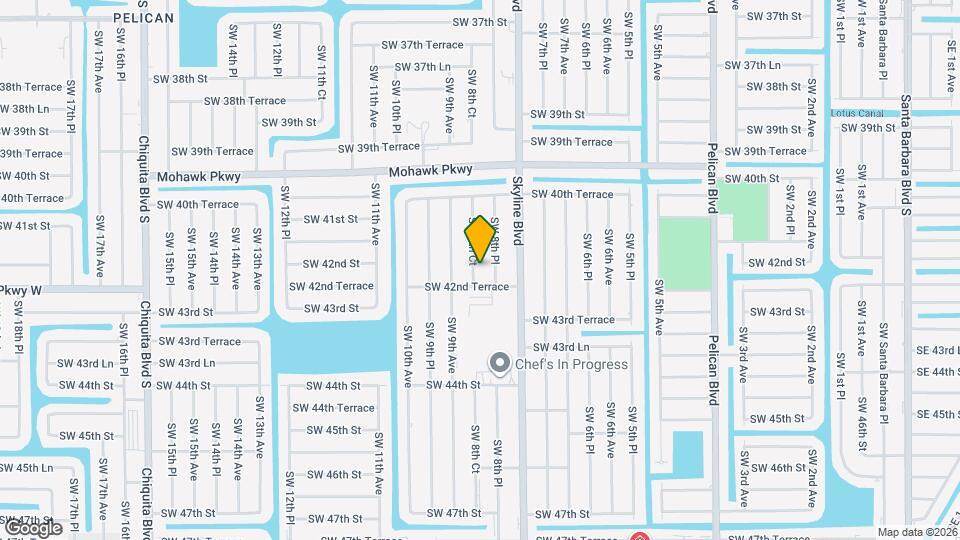 4137 SW 8th Ct Map and Location Details