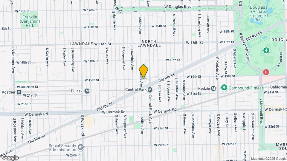 1901 S Millard Ave Map and Location Details