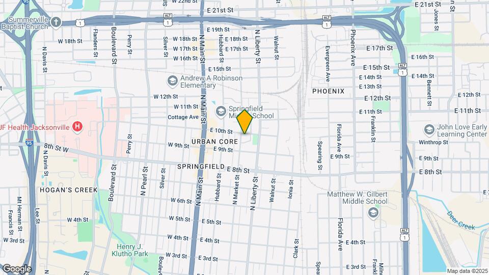 1951 N Market St Map and Location Details