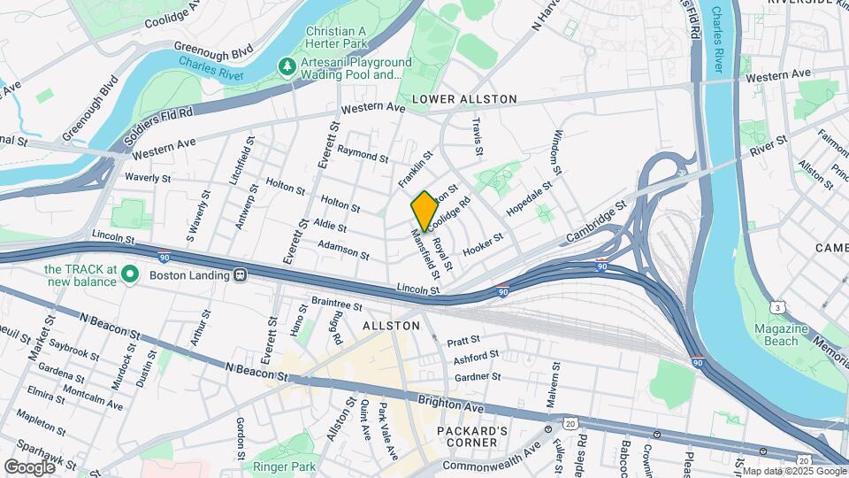 41 Mansfield St, Unit 1 Map and Location Details
