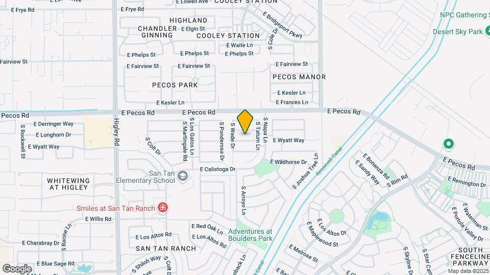 3704 E Wyatt Way Map and Location Details