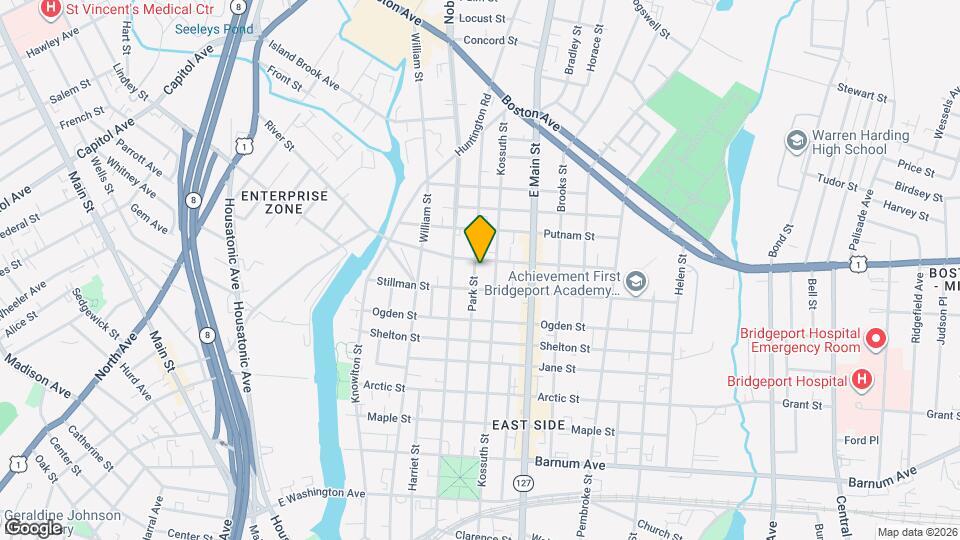 438 Park St Map and Location Details