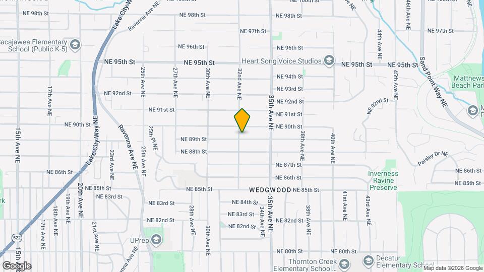 8900 32nd Ave NE Map and Location Details