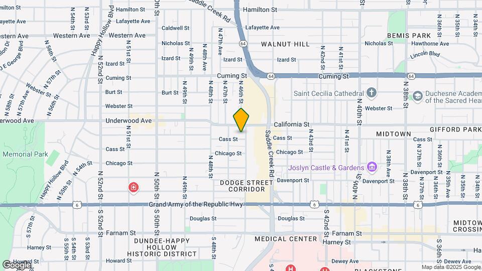4604 Cass St Mapa y Detalles de la Ubicación